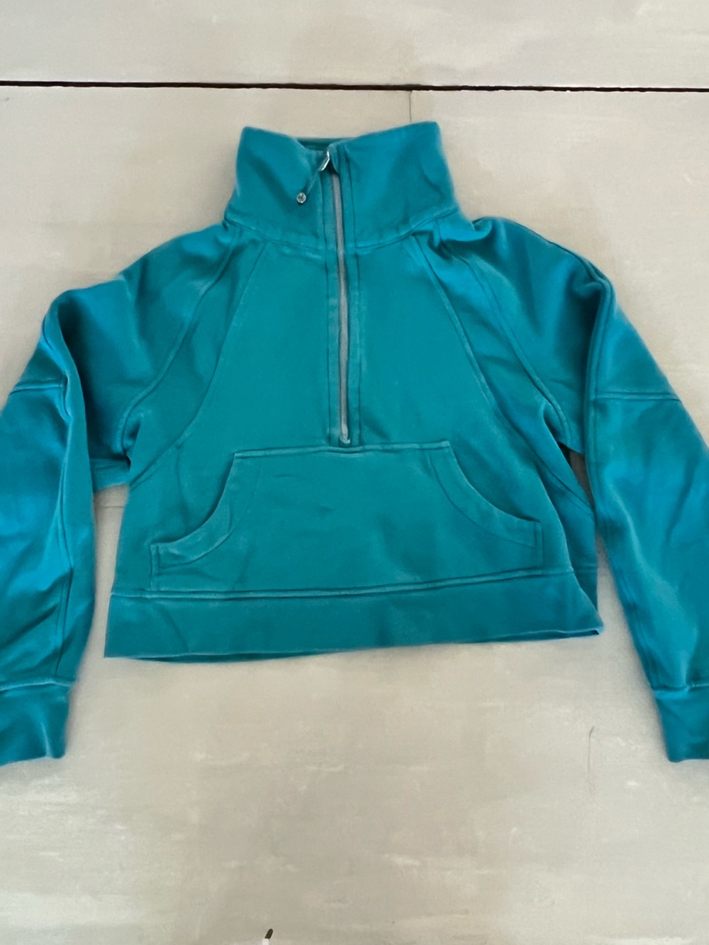 lululemon Athletica Teal Half Zip Pullover Sweatshirt Women’s size XS/S